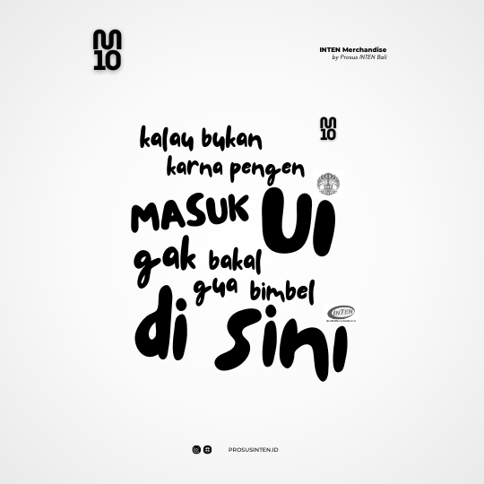 Batch 1 - UI: kalau bukan karna pengen masuk UI, gak bakal gua bimbel di sini avatar