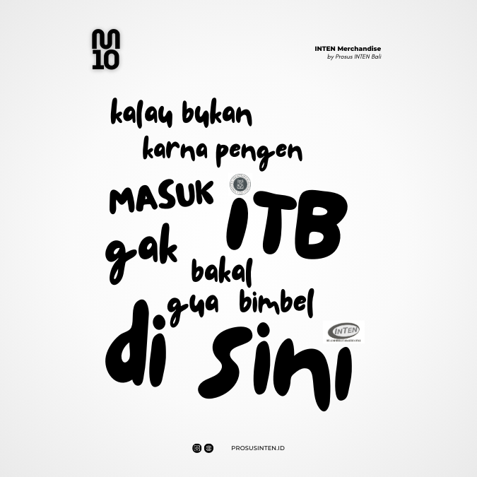 Batch 1 - ITB: kalau bukan karna pengen masuk ITB, gak bakal gua bimbel di sini avatar