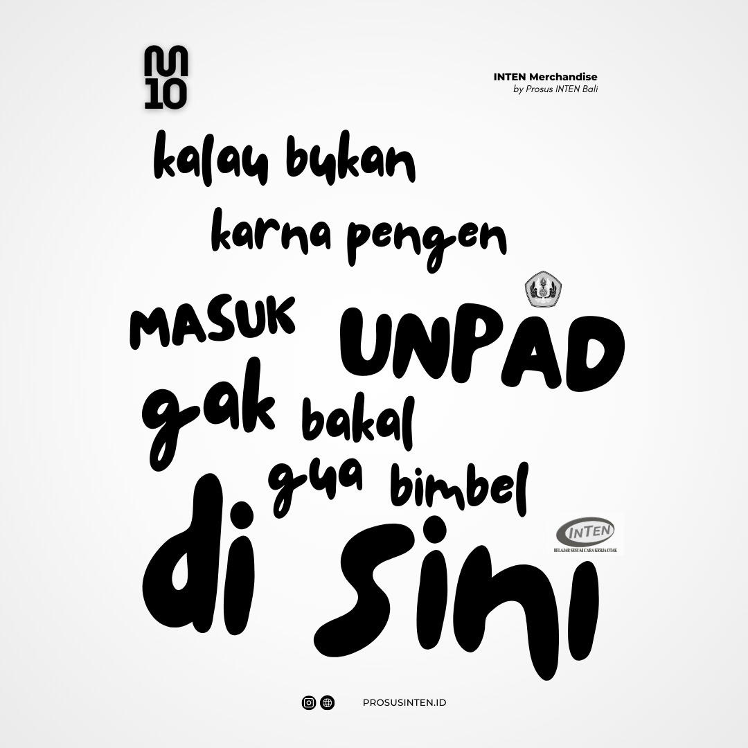 Batch 1 - UNPAD: kalau bukan karna pengen masuk UNPAD, gak bakal gua bimbel di sini